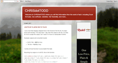 Desktop Screenshot of chrisdottodd.com